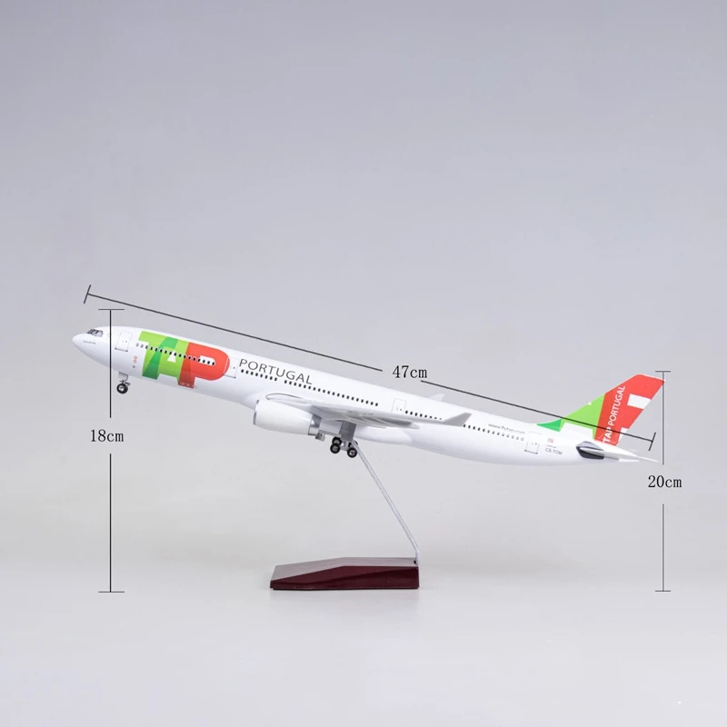 Portugal Airlines Airbus A330 Model with LED Lighting 3 Portugal Airlines Airbus A330 Model with LED Lighting - Image 3