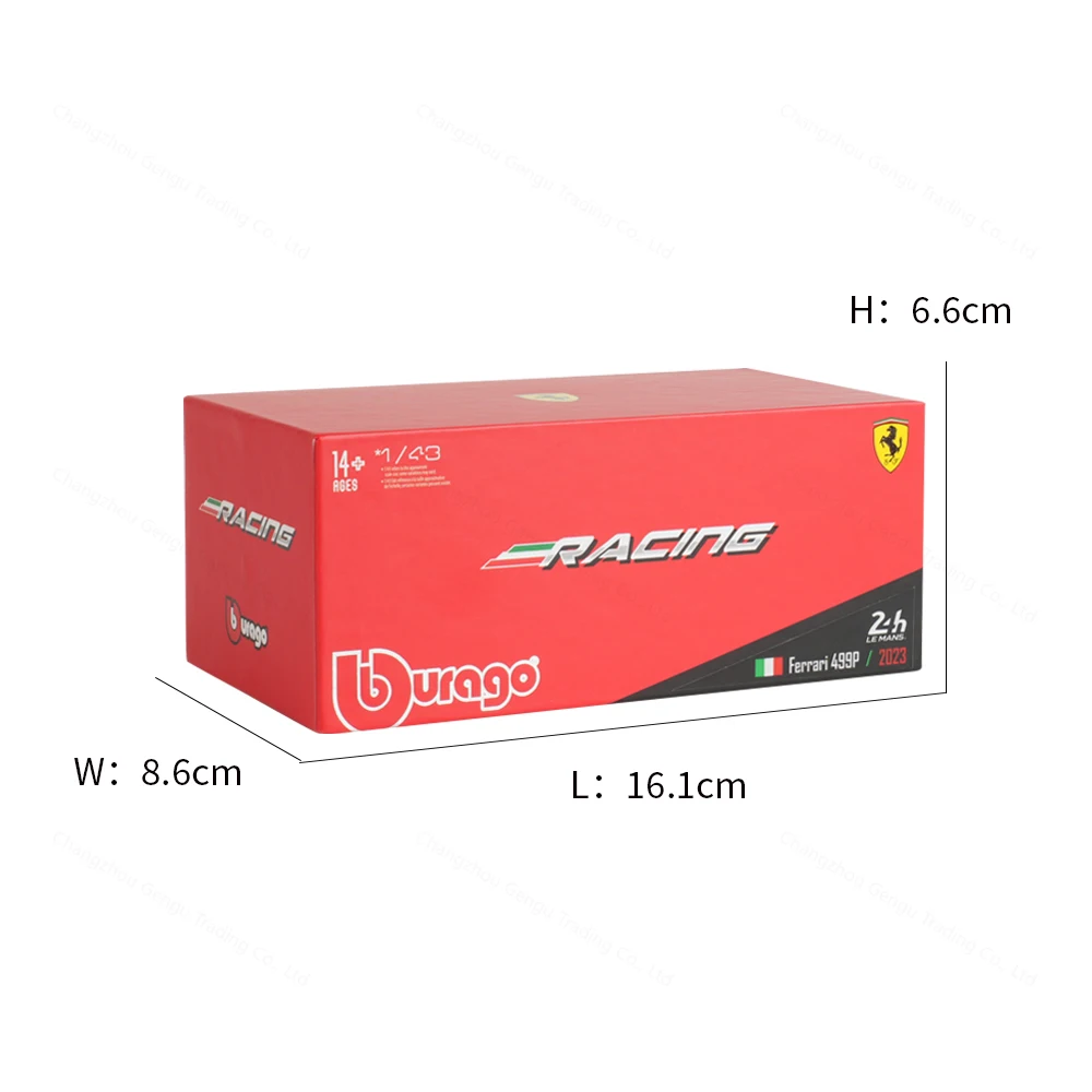 Bburago Ferrari 499P 1:43 Die-Cast Model 3 Bburago Ferrari 499P 1:43 Die-Cast Model - Image 3