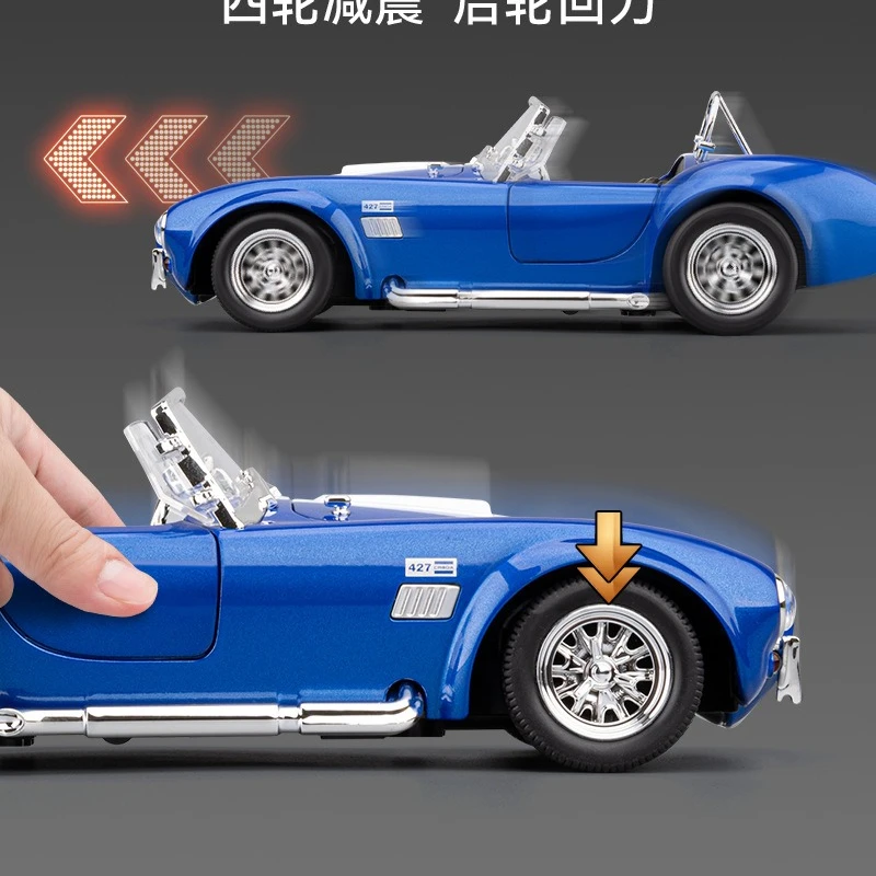 1:24 Shelby Cobra 427 Diecast Model Car 5 1:24 Shelby Cobra 427 Diecast Model Car - Image 5