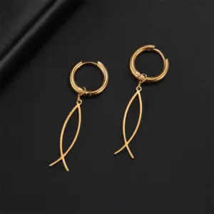 Stainless Steel Ichthys Jesus Fish Earrings 13 S5fd8748b562d4b90a06285475a0f2097u