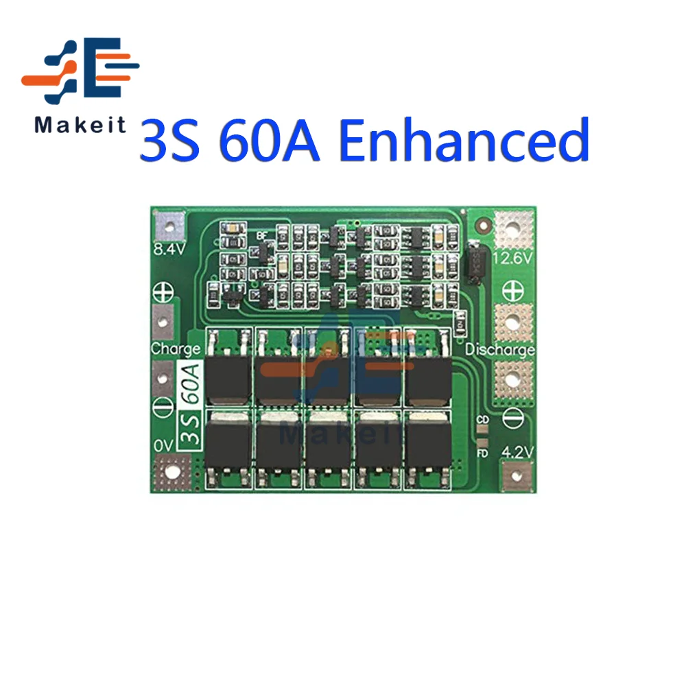 3S/4S Lithium Battery Protection BMS Board 7 3S/4S Lithium Battery Protection BMS Board - Image 7