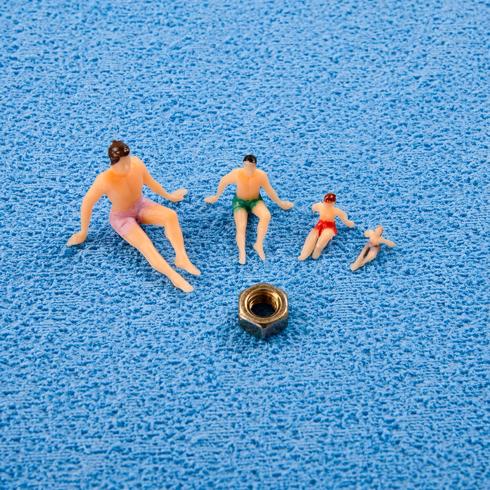 Vibrant Miniature Swimming Figures Set for Dioramas 3 Vibrant Miniature Swimming Figures Set for Dioramas - Image 3