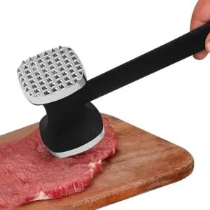 Stylish Double-Sided Meat Tenderizer Hammer 12 S5ffe6b6a779f41ef81758a26decf7811m