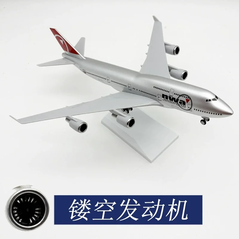 B747 Northwest 30cm Diecast Aircraft Model 5 B747 Northwest 30cm Diecast Aircraft Model - Image 5