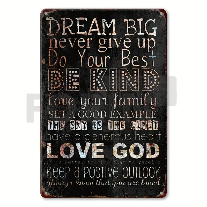Vintage Metal Sign 20x30cm with Distressed Finish 8 Vintage Metal Sign 20x30cm with Distressed Finish - Image 8