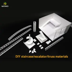 Miniature Protective Guardrail Set for HO, N, Z Scales 15 S6042648ee4914cf8a1385055b5abd650U
