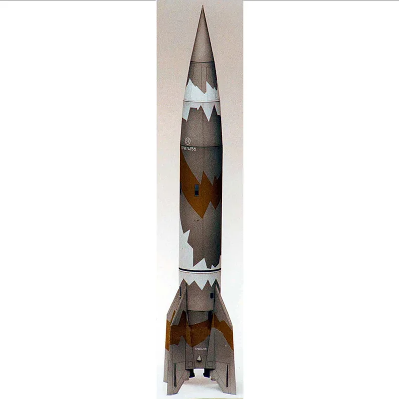 German Missile DIY Paper Model Kit 2 German Missile DIY Paper Model Kit - Image 2