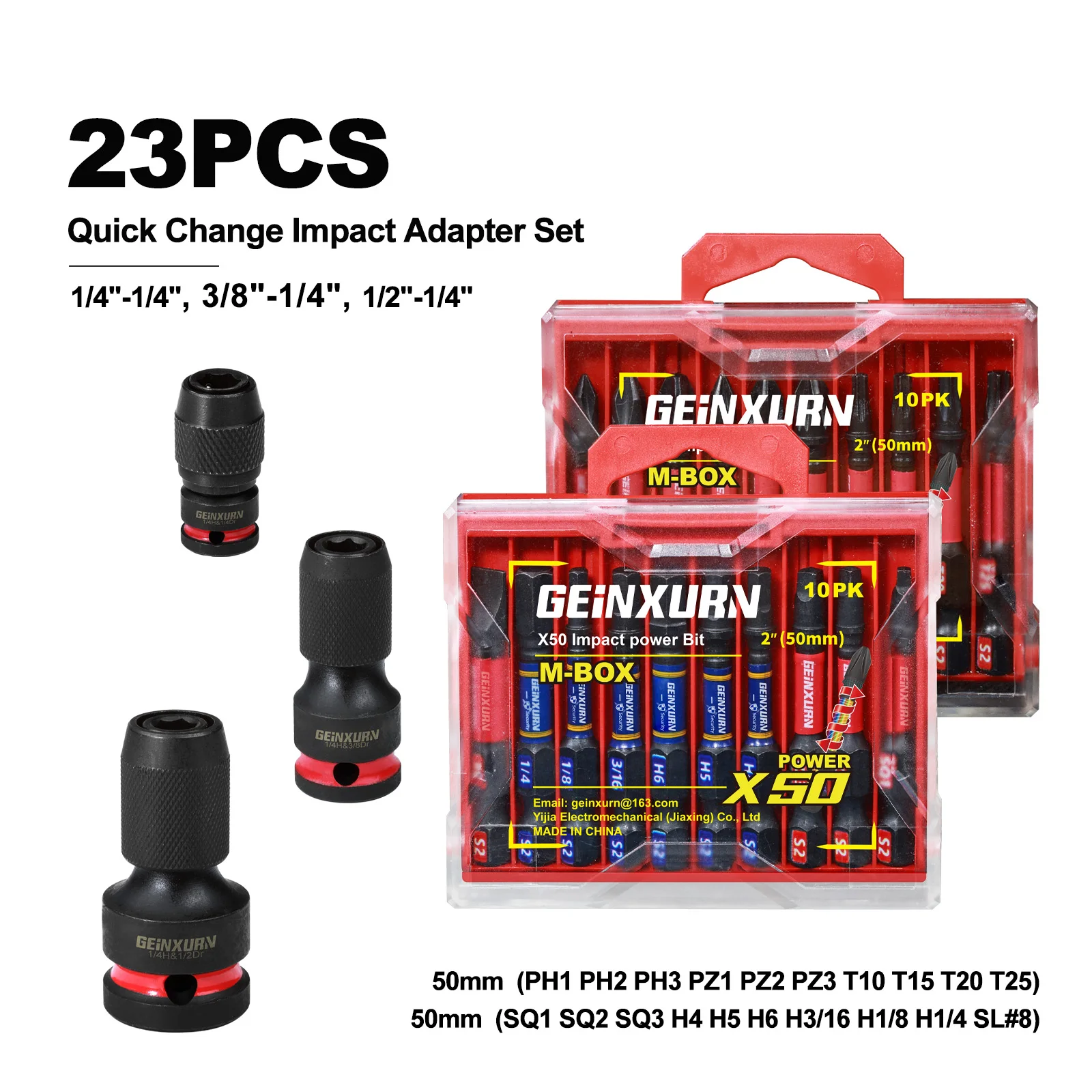 Impact Screwdriver Bit Holder Set with 20-29 Pieces 8 Impact Screwdriver Bit Holder Set with 20-29 Pieces - Image 8