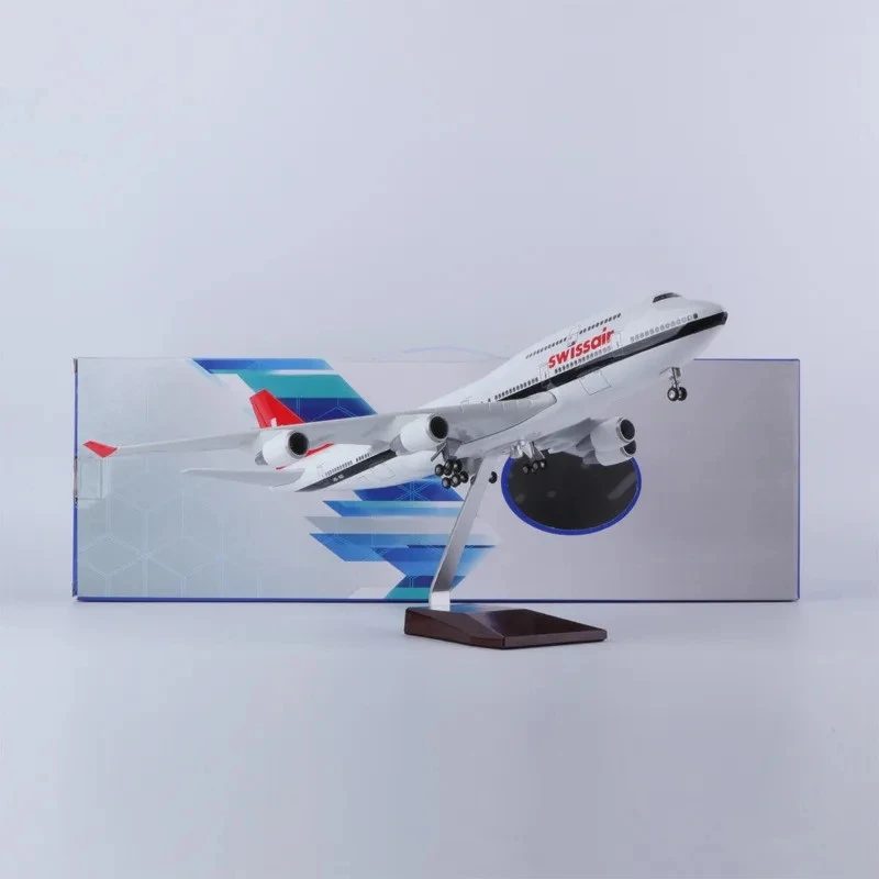 Swissair Boeing 747 Resin Model Display 4 Swissair Boeing 747 Resin Model Display - Image 4