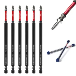 Professional Impact Screwdriver Bit Set with Diamond Coating