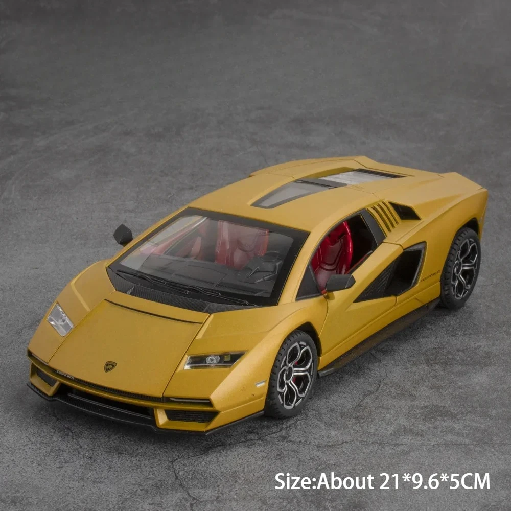 Vibrant Yellow Lamborghini Countach Diecast Model 10 Vibrant Yellow Lamborghini Countach Diecast Model - Image 10