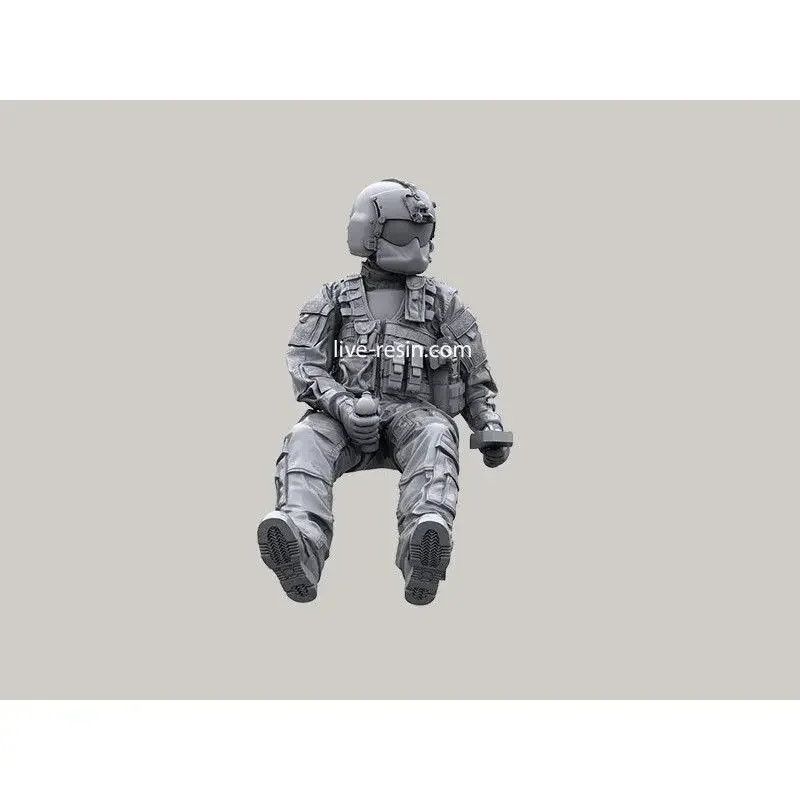 Modern American Pilot Resin Model 1/35 Scale 2 Modern American Pilot Resin Model 1/35 Scale - Image 2