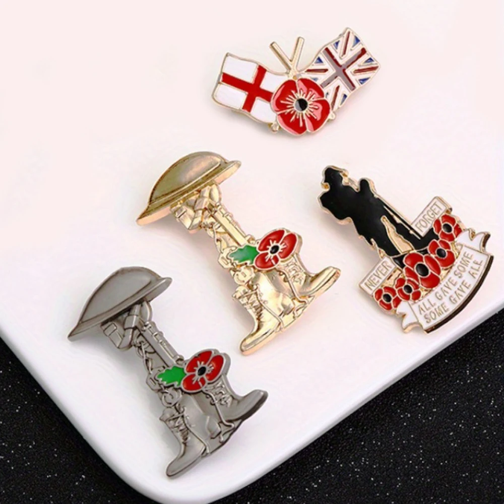 Vintage Alloy Brooch with Symbolic Designs 4 Vintage Alloy Brooch with Symbolic Designs - Image 4
