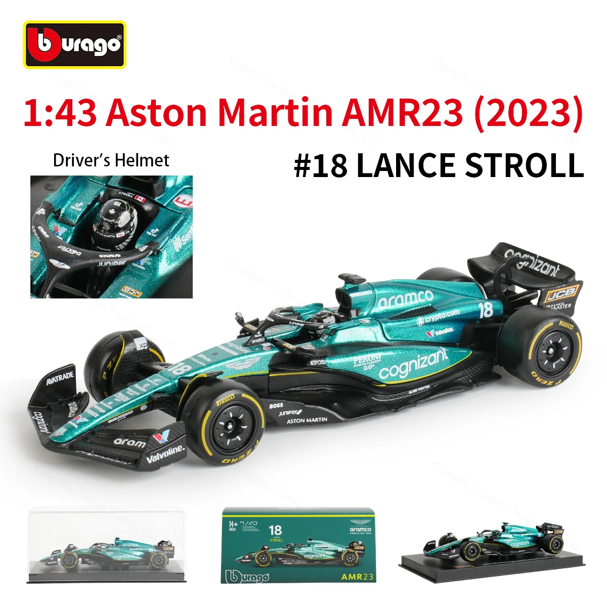 2023 Aston Martin AMR23 F1 Die-Cast Model 7 2023 Aston Martin AMR23 F1 Die-Cast Model - Image 7