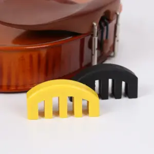 Vibrant Rubber Violin Mutes Set for All Sizes 15 S610e478512f44bfb932c549f536b1575a