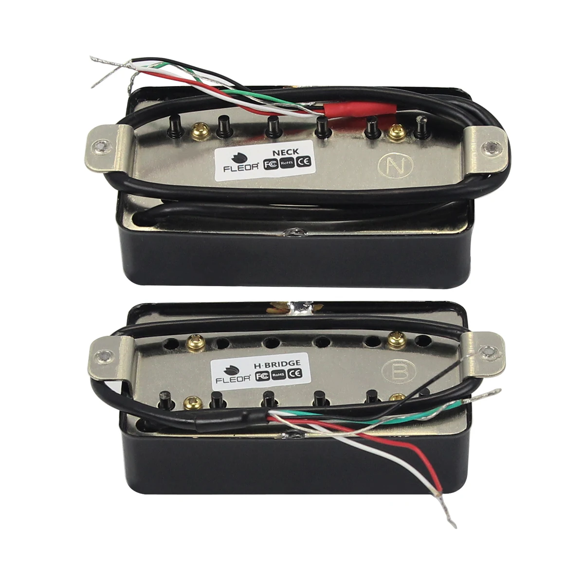 Black and Gold Humbucker Pickup for LP Style 3 Black and Gold Humbucker Pickup for LP Style - Image 3