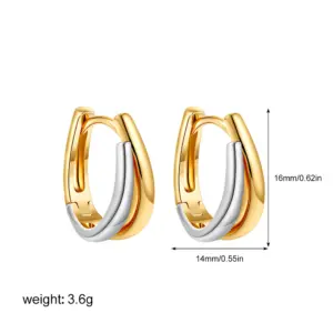 Bold Gold Geometric Hoop Earrings 16 S615495d424da4dcdb1748528178ced73R