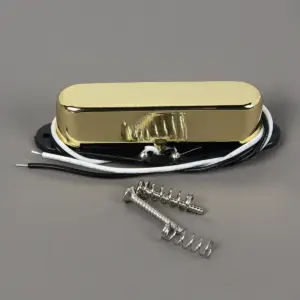 Vintage TL Guitar Pickup Set with Gold and Black Finishes 9 S6169c1175554487a9d752898977bc047z