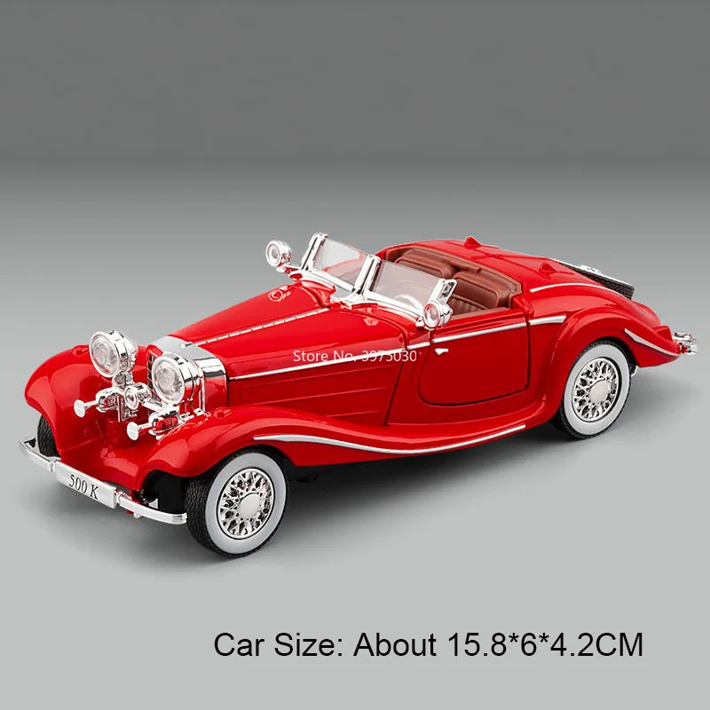 1:32 Scale Benz 500K Alloy Model with Sound 9 1:32 Scale Benz 500K Alloy Model with Sound - Image 9