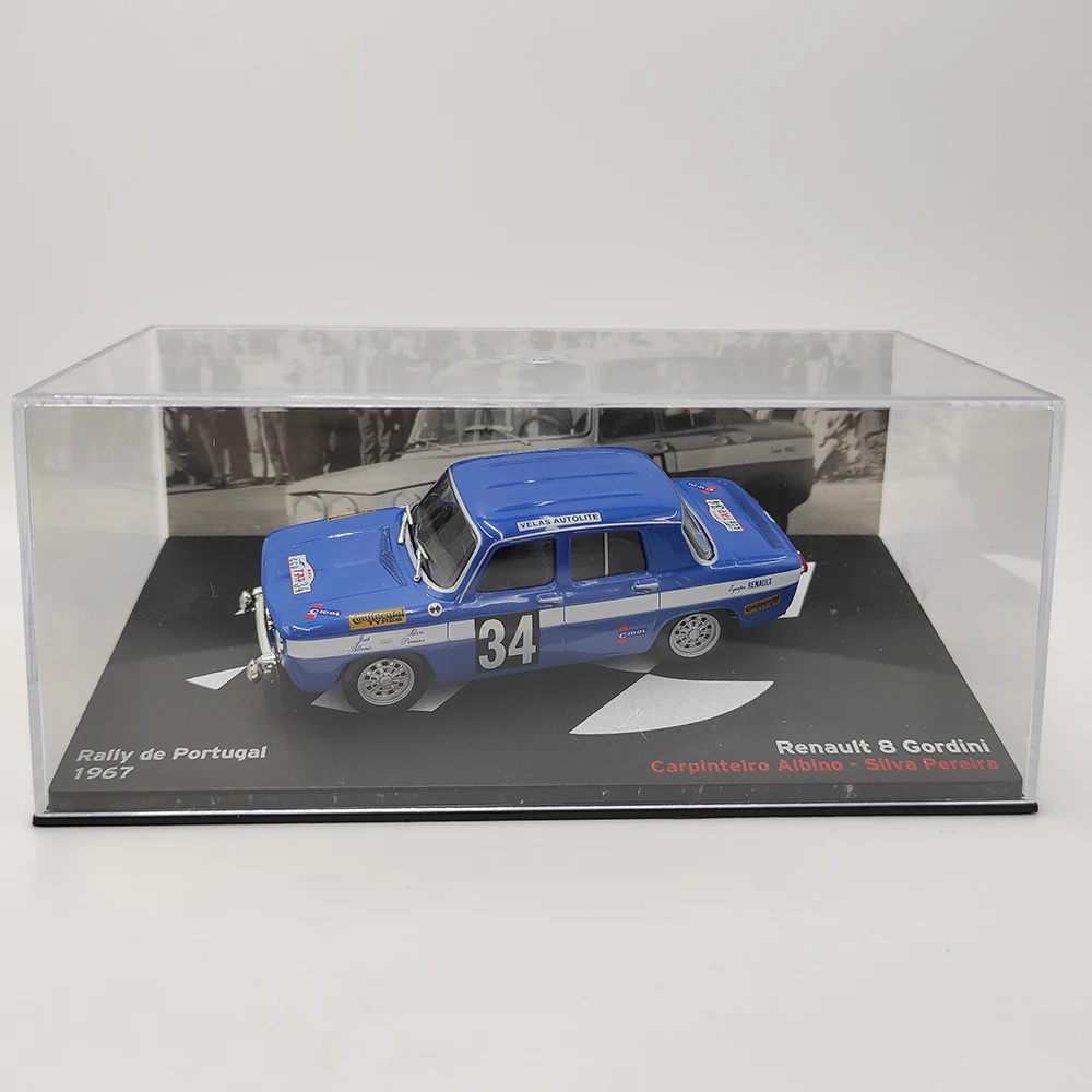 Renault 8 1967 Rally Scale Model 1:43 6 Renault 8 1967 Rally Scale Model 1:43 - Image 6