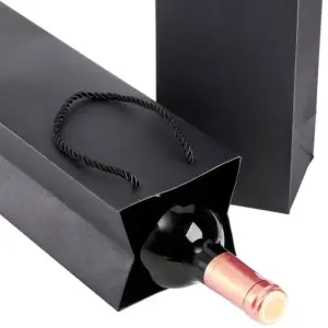 Elegant Kraft Wine Gift Bags in Multiple Colors 15 S6181936df3db4b2e9b9c91b64d8c2b109