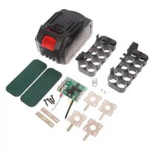 Black 21V Lithium Battery Storage Box for Power Tools 7 S619028d265bd407aba854fb881b76dc1o