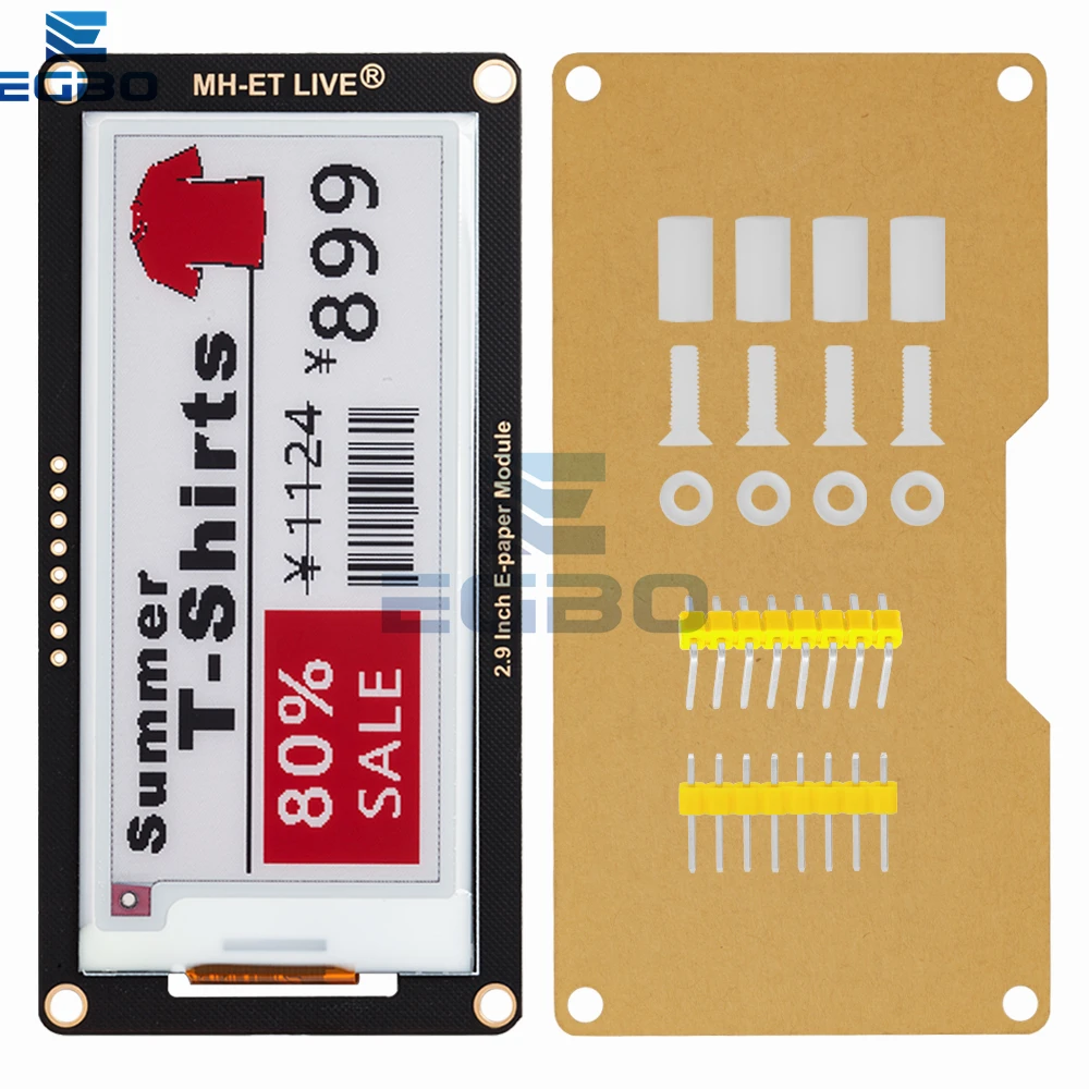 2.9-Inch E-Ink Display Module 296×128 Pixels 6 2.9-Inch E-Ink Display Module 296×128 Pixels - Image 6