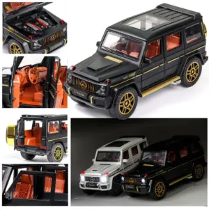 1:24 Alloy G63 Die-Cast Model with Lights 10 S61b0605f269c42349ca831fd78bad741N