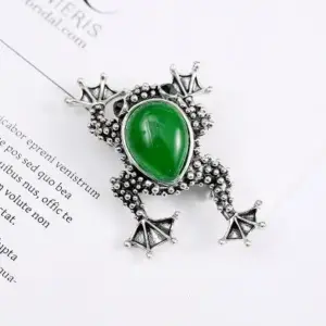 Retro Frog Brooch with Gold Bowtie 14 S61d60c86f4794ec28ed55dfed391d6cah