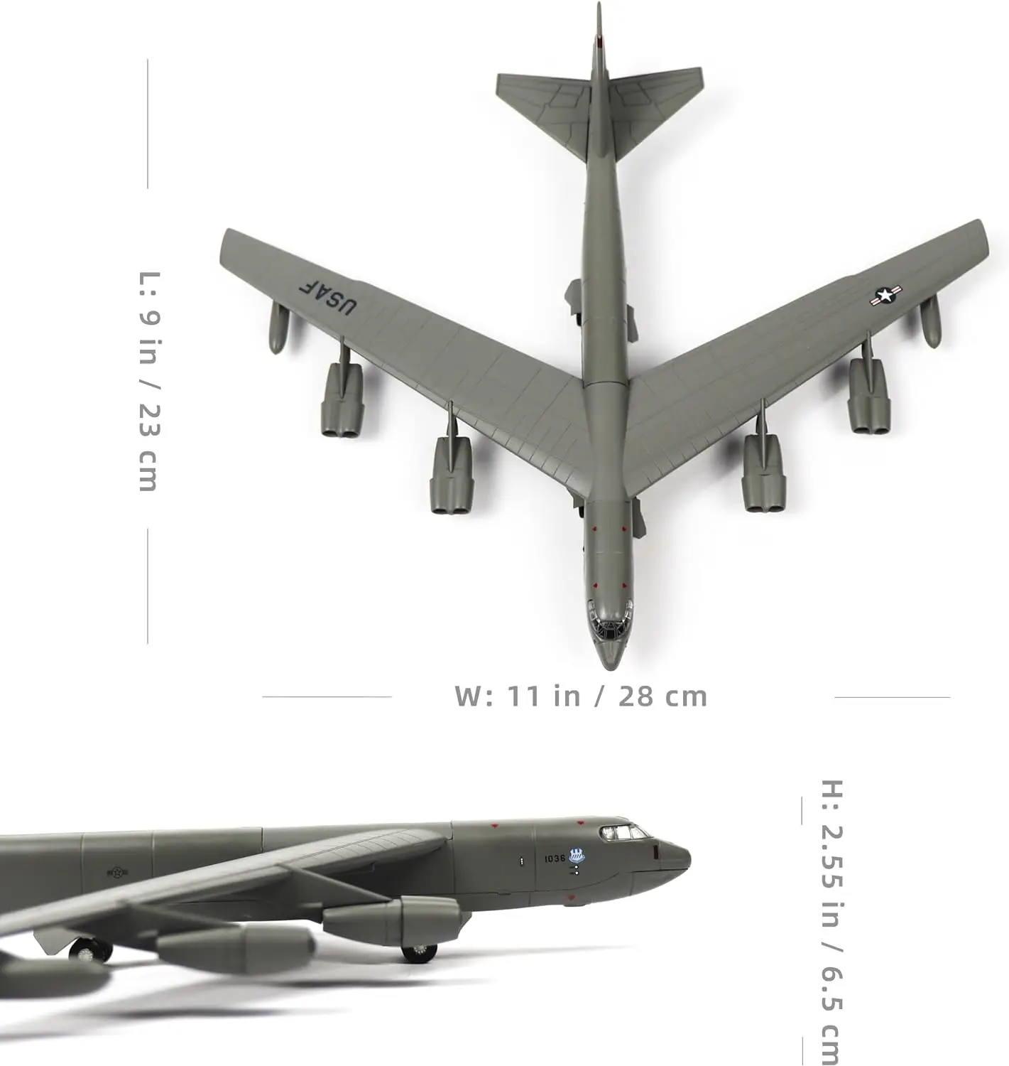 1/200 Scale B-52 Bomber Model for Display 6 1/200 Scale B-52 Bomber Model for Display - Image 6