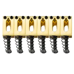 Six Zinc Alloy Strat and Tele Guitar Saddles 15 S620a97cf7d73451ab9302ba52ba92c4bG
