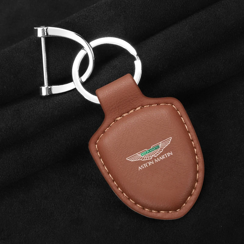 Aston Martin Leather Keychain in 5 Colors 3 Aston Martin Leather Keychain in 5 Colors - Image 3