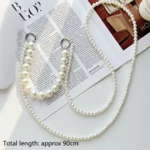 Pearl Diagonal Strap Chain for Bags 14 S622b80cc7b6947a8906ffc0ac3aa4f81F