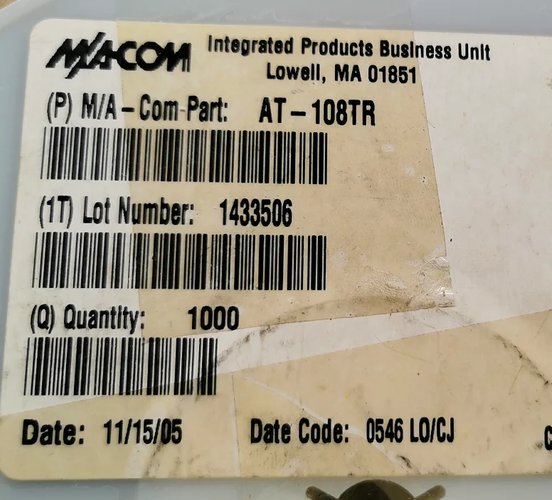 MACOM AT-108TR SOP8 Voltage Attenuator Chip 2 MACOM AT-108TR SOP8 Voltage Attenuator Chip - Image 2
