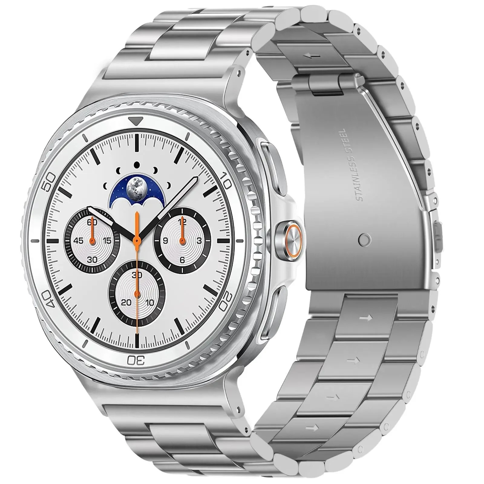 Stainless Steel Watch Band for Samsung Galaxy Watch 8 10 Stainless Steel Watch Band for Samsung Galaxy Watch 8 - Image 10