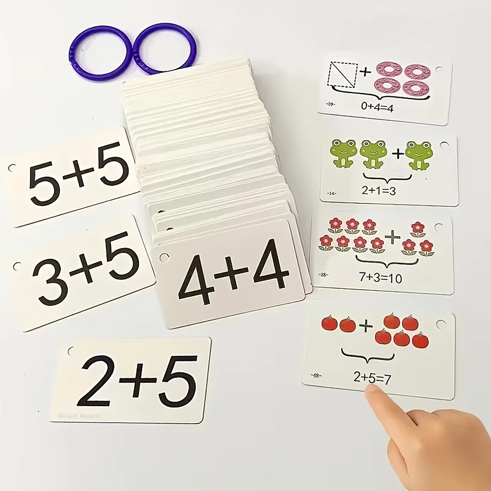 132-Piece Arithmetic Flashcards for Kids 6 132-Piece Arithmetic Flashcards for Kids - Image 6