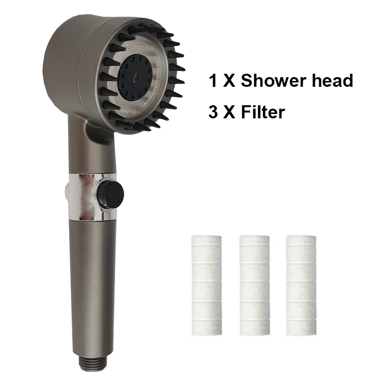 High-Pressure Handheld Shower Head with Filtration 9 High-Pressure Handheld Shower Head with Filtration - Image 9