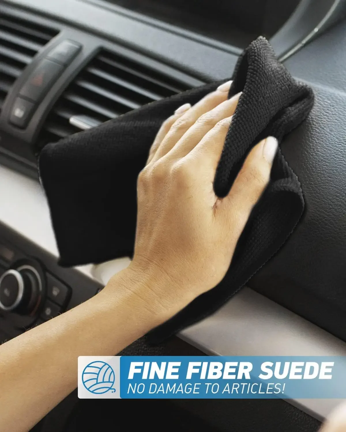 Microfiber Cleaning Towels Set 25x25cm/30x30cm 3 Microfiber Cleaning Towels Set 25x25cm/30x30cm - Image 3