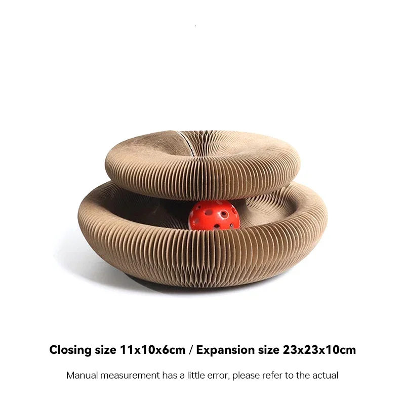 Natural Kraft Corrugated Cat Play Toy 7 Natural Kraft Corrugated Cat Play Toy - Image 7