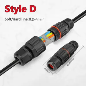 Outdoor Waterproof Wiring Connector IP68 32A 450V 19 S62513fc2de124e87956242b817683ebaG
