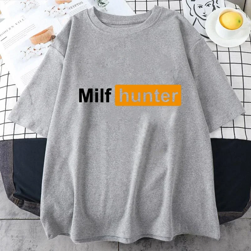 Milf Hunter Graphic T-shirt for Men 2 Milf Hunter Graphic T-shirt for Men - Image 2