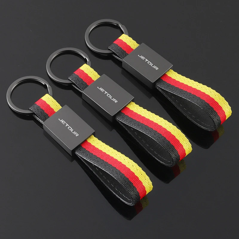 Vibrant Nylon Woven Jetour Keychain Accessory 2 Vibrant Nylon Woven Jetour Keychain Accessory - Image 2