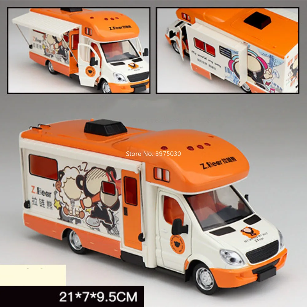 Vibrant 1:32 Alloy Cartoon Bear RV Model 7 Vibrant 1:32 Alloy Cartoon Bear RV Model - Image 7