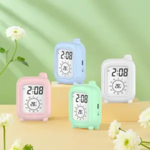 Modern Blue Digital Travel Clock 14 S630415e1642a43068b2c248115284f0a8