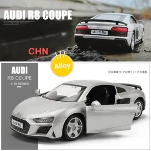 1:36 Scale Alloy R8 Coupe Model Car 15 S63241efe32744abe95044e5e63d23c62L