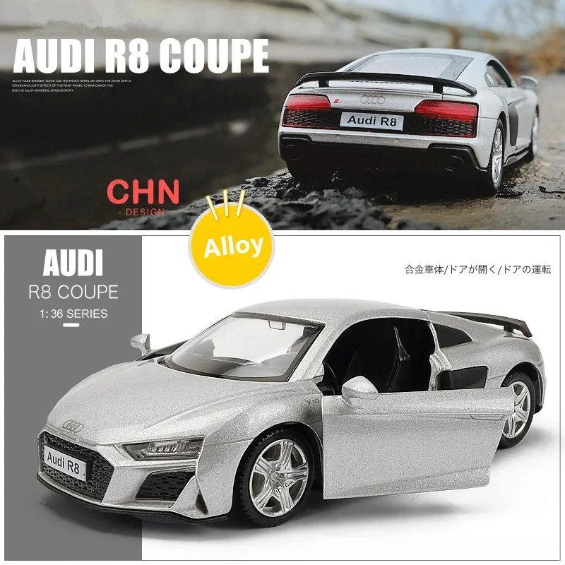 1:36 Scale Alloy R8 Coupe Model Car 8 1:36 Scale Alloy R8 Coupe Model Car - Image 8