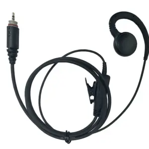 Black Earpiece Headset with PTT Mic for Motorola Models 5 S632edf337843482a8e9b05f6bda7a50cu