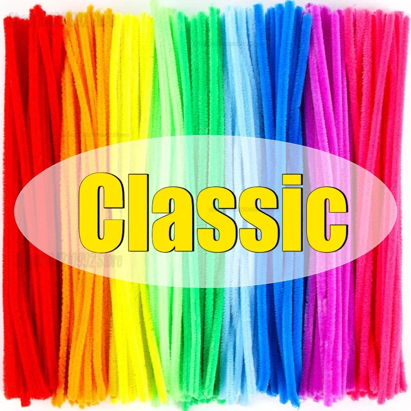 Colorful Plush Chenille Wire Stems 30cm Pack 7 Colorful Plush Chenille Wire Stems 30cm Pack - Image 7