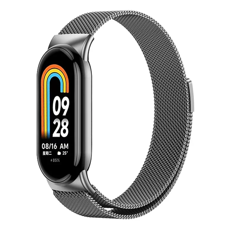 Stainless Steel Milanese Loop for Xiaomi Mi Band 8 7 Stainless Steel Milanese Loop for Xiaomi Mi Band 8 - Image 7