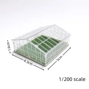 Miniature Greenhouse Model in 3 Scales 16 S6349434e245e4c24a15c75217f7474266